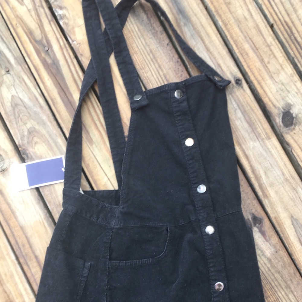 Black Zara Corduroy Overall - Picture 2 of 7